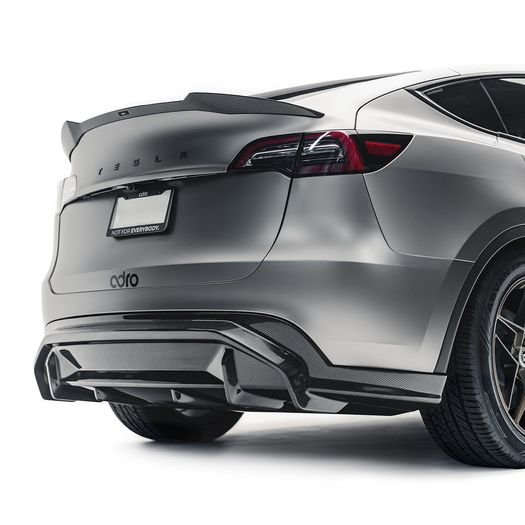 ADRO - Premium Prepreg V2 Carbon Fiber Rear Diffuser - Tesla Model Y