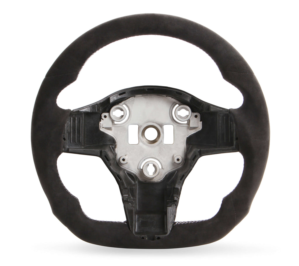 Rekudo - Alcantara Steering Wheel - Tesla Model 3/Model Y