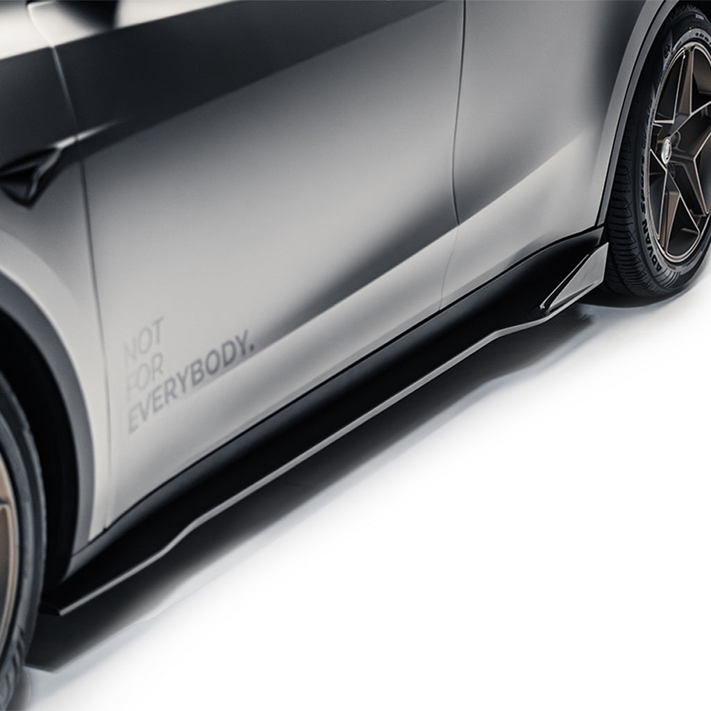 ADRO - Premium Prepreg V2 Carbon Fiber Side Skirts - Tesla Model Y