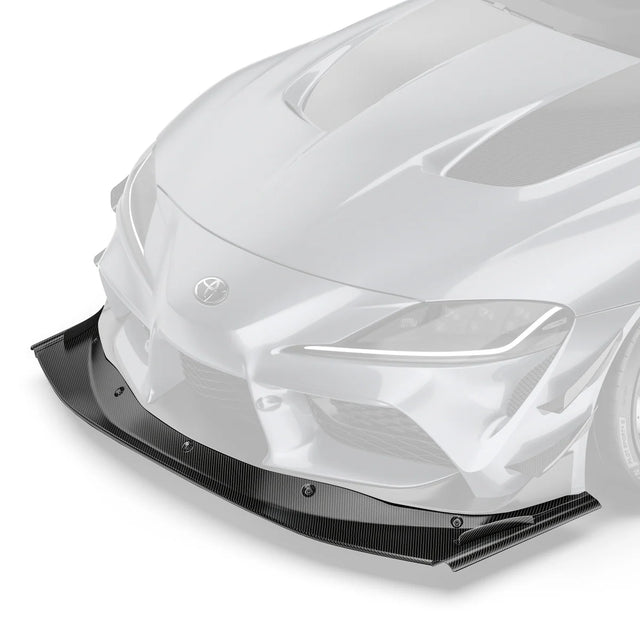 ADRO - ARD Prepreg Carbon Fiber Race Splitter (for OEM Front Bumper) - Toyota GR Supra