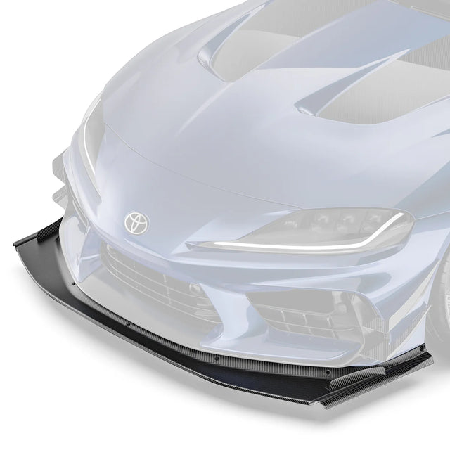 ADRO - ARD Prepreg Carbon Fiber Race Splitter (for ADRO Front Bumper) - Toyota GR Supra