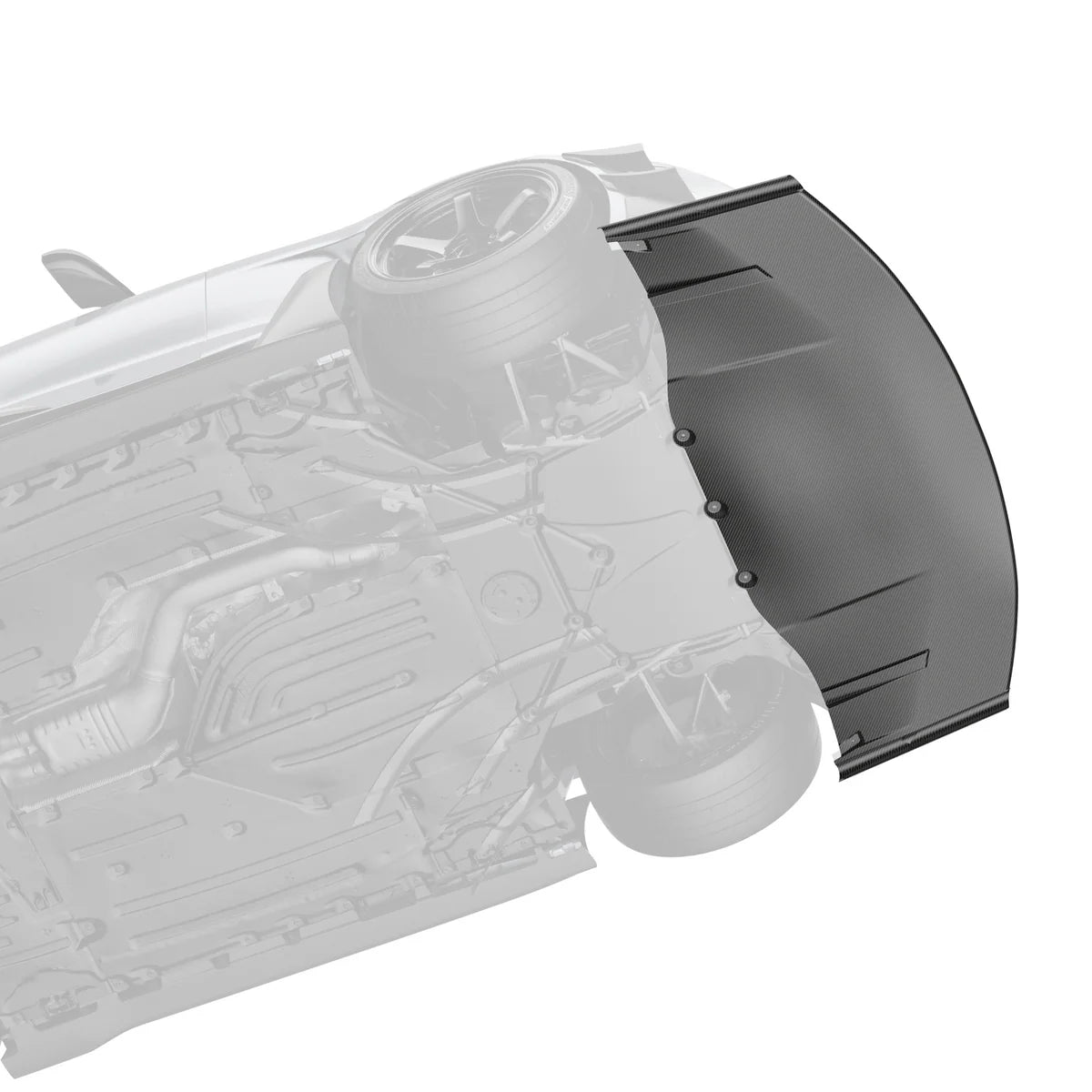 ADRO - ARD Prepreg Carbon Fiber Race Splitter (for OEM Front Bumper) - Toyota GR Supra
