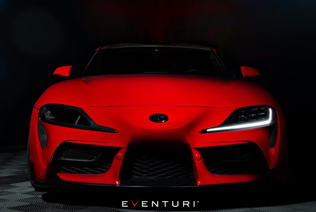 Eventuri - Carbon Fiber Headlight Duct - Toyota A90 Supra