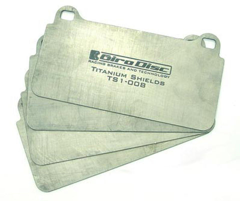 GiroDisc - Titanium Pad Shims - Brembo 6-Piston Caliper (D55)