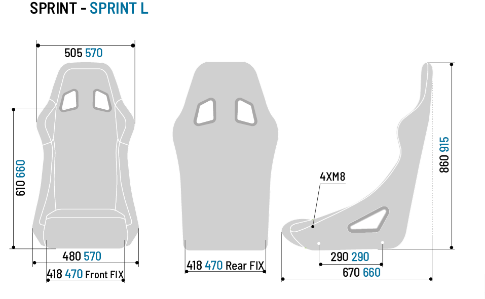 Sparco - Sprint L Competition Seat