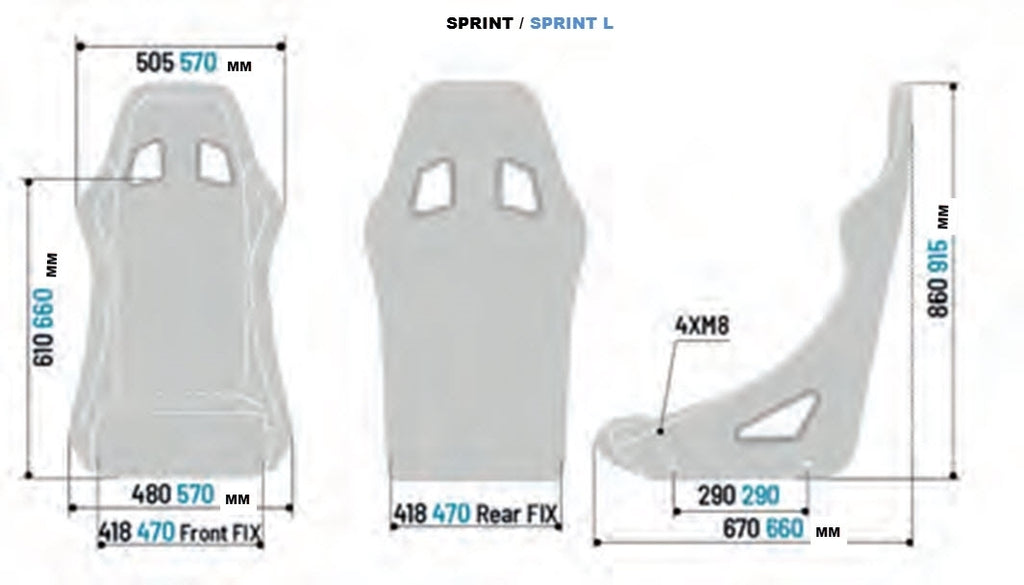 Sparco - Sprint Competition Seat