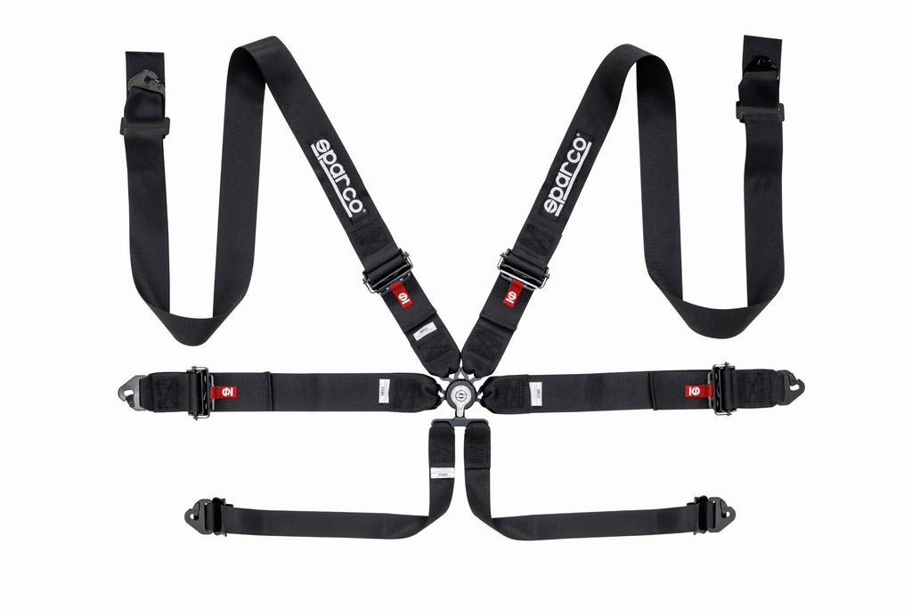 Sparco - 6-Point 3" Pull-Up Harness w/ Aluminum Adjuster