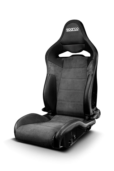sparco car seat and stroller Sparco SPX Special Edition Racing Seats, Driver Side Matte Black with Gray Stitch (00974ZMTNRGRSX)