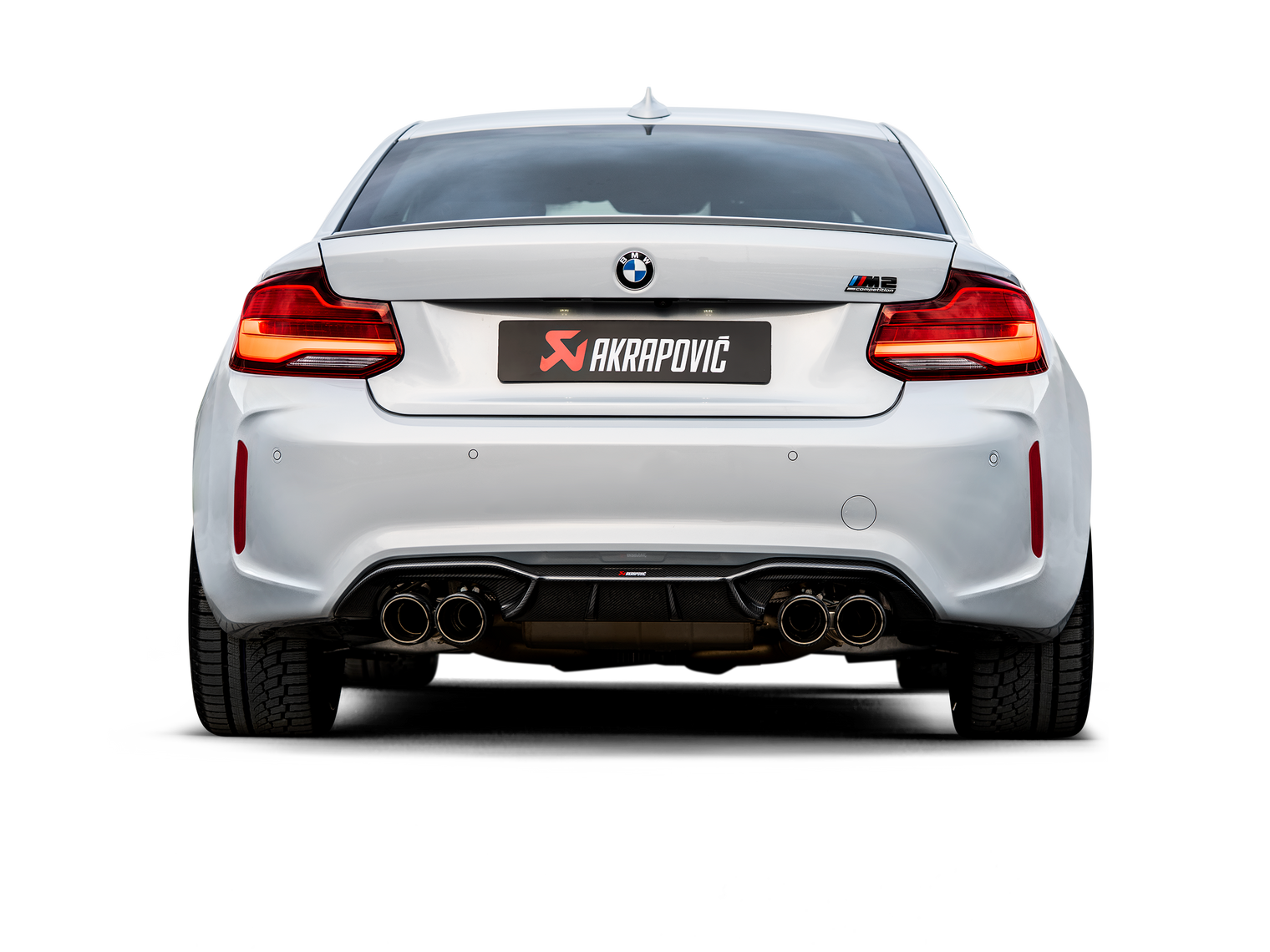 Akrapovic - Slip-On Exhaust (Titanium) - BMW F87 M2 Competition/CS