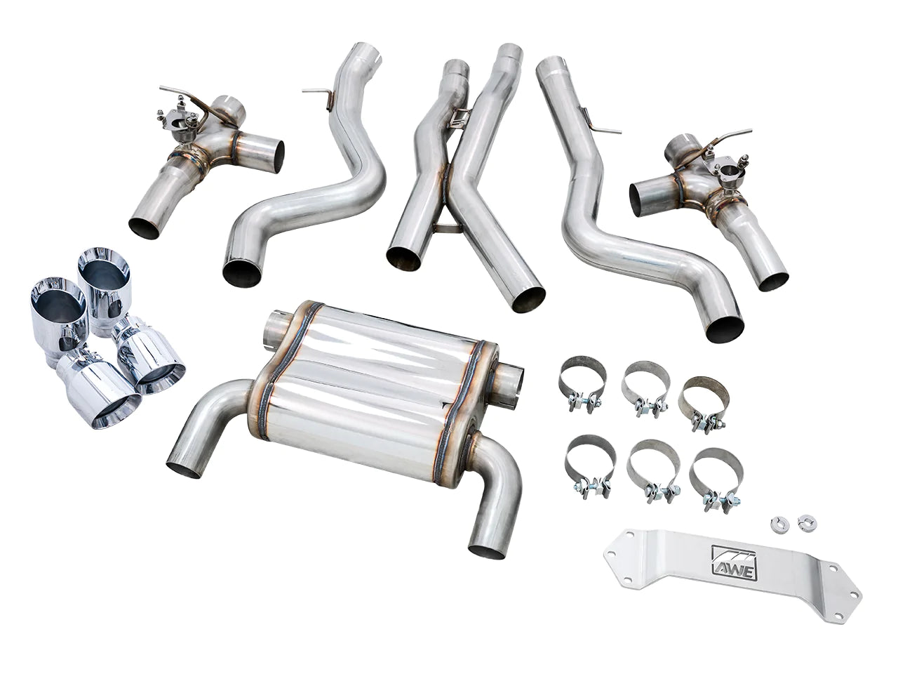AWE Tuning -  SwitchPath Catback Exhaust - BMW F8X M3/M4