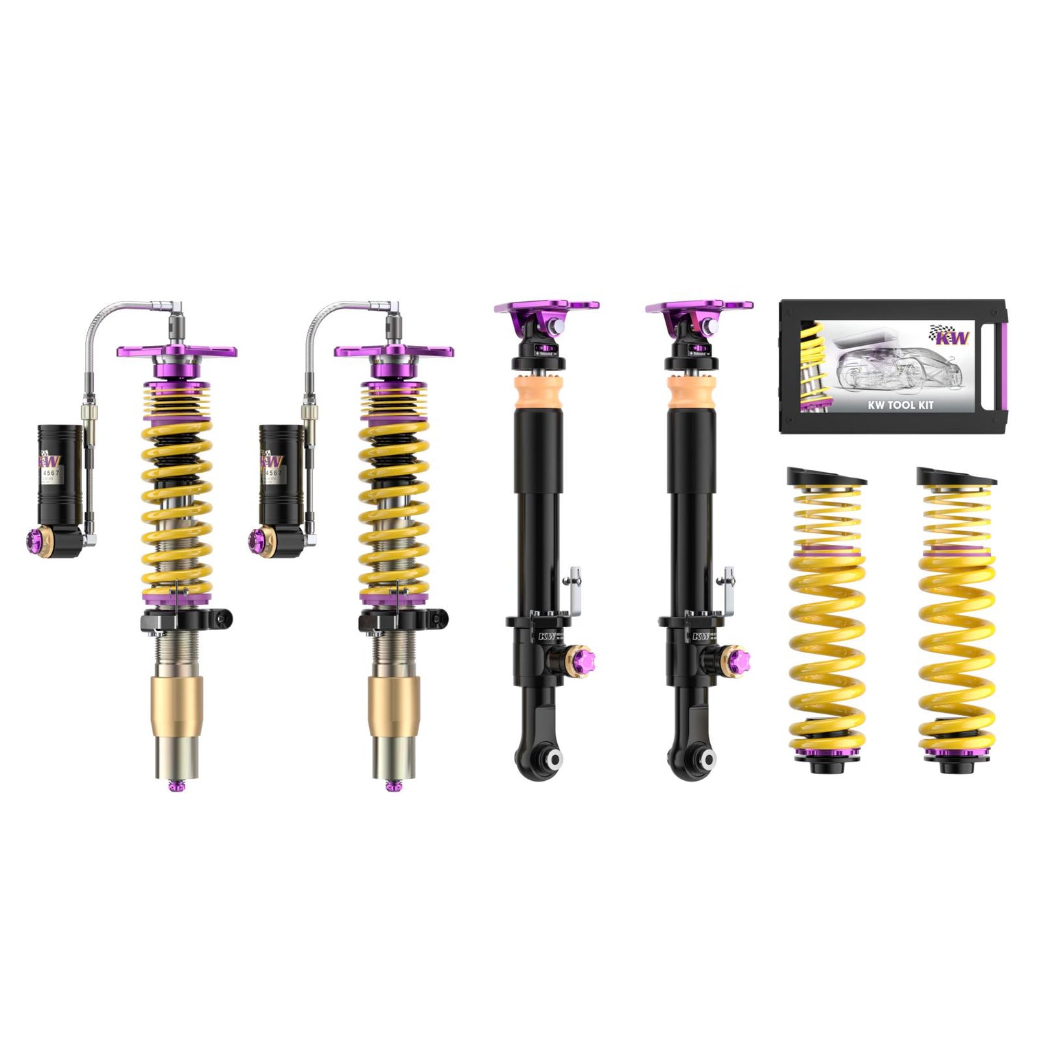 KW Suspensions - V4 Clubsport 3-Way Coilover Kit - BMW G8X M2/M3/M4 Coupe/Sedan
