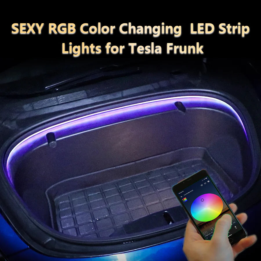 Hansshow - Multi-function RGB LED Frunk Light Strip - Tesla Model 3/Model Y