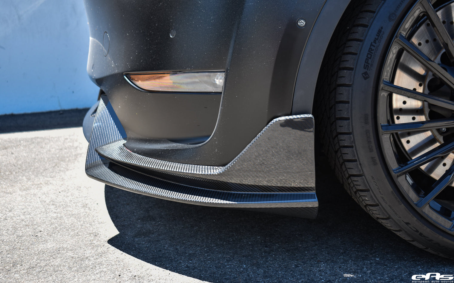 ADRO - Premium Prepreg Carbon Fiber Front Lip - Tesla Model Y