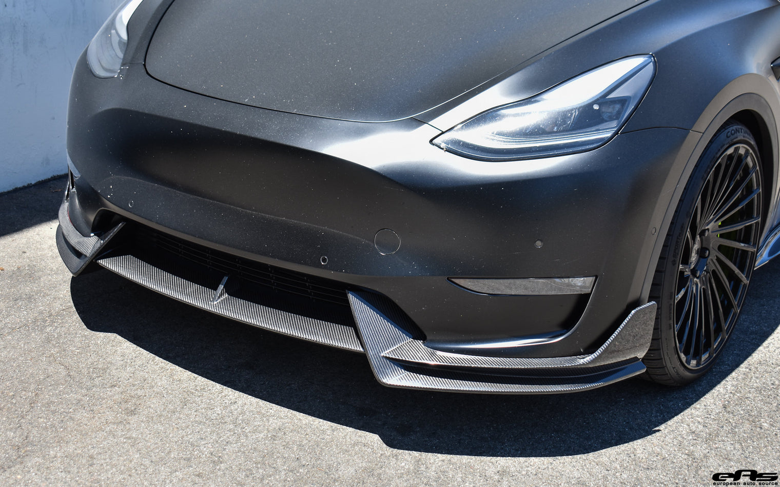 ADRO - Premium Prepreg Carbon Fiber Front Lip - Tesla Model Y