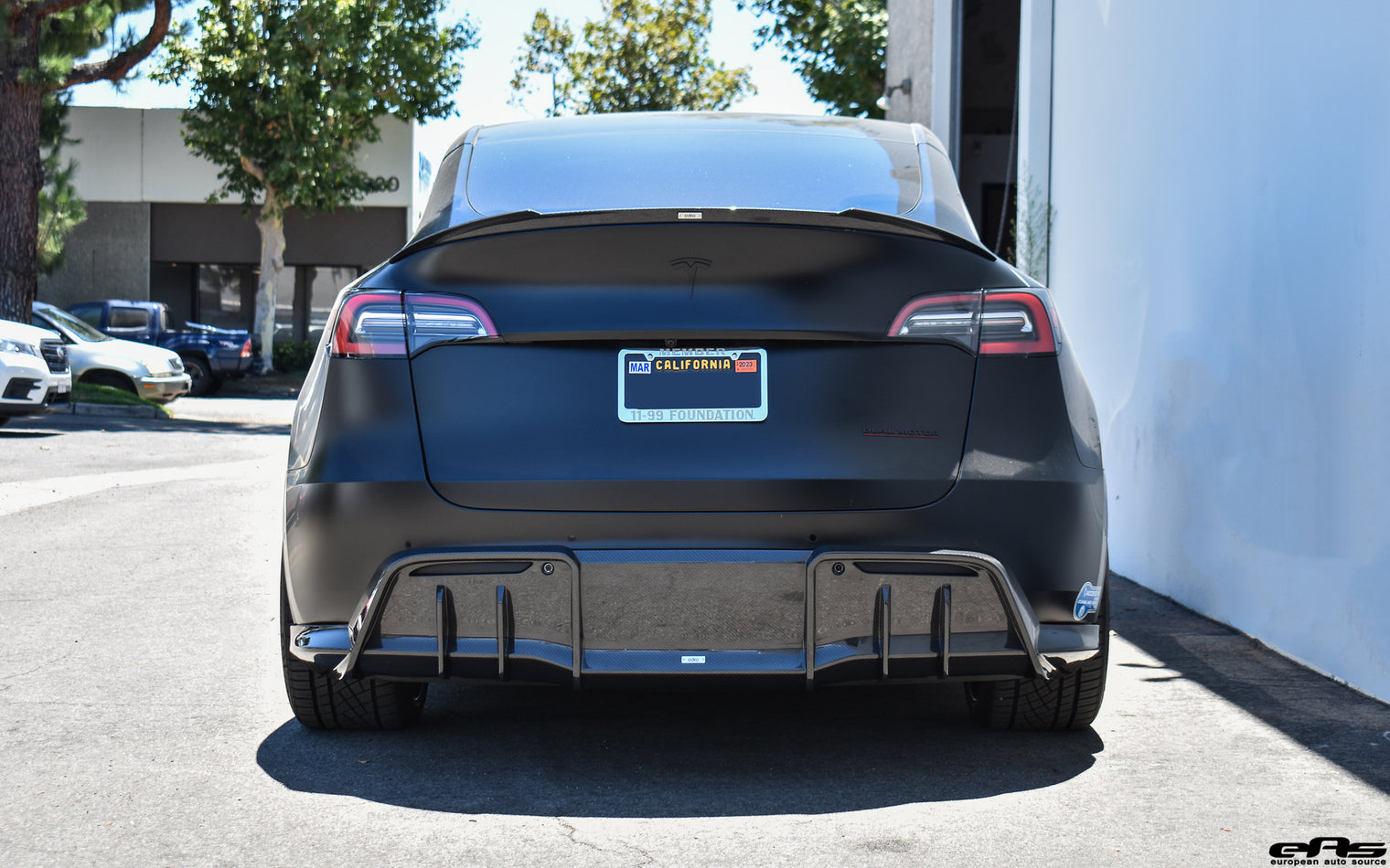 ADRO - Premium Prepreg Carbon Fiber Rear Diffuser - Tesla Model Y