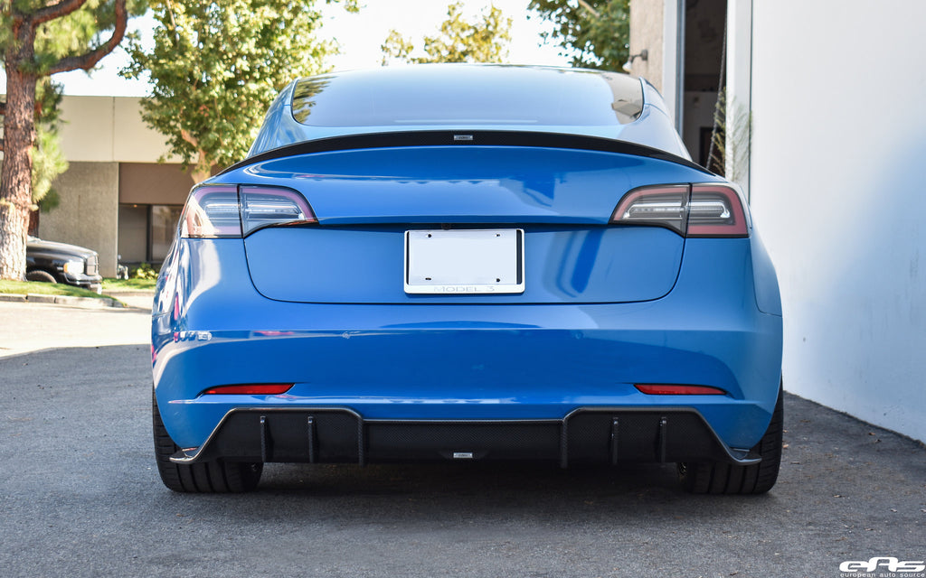 ADRO - Premium Prepreg Carbon Fiber Rear Diffuser - Tesla Model 3