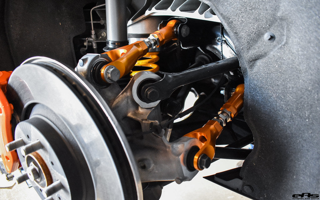 Redwood Motorsports - Spherical Bearing Adjustable Rear Camber & Toe Control Arms - Tesla Model 3/Model Y