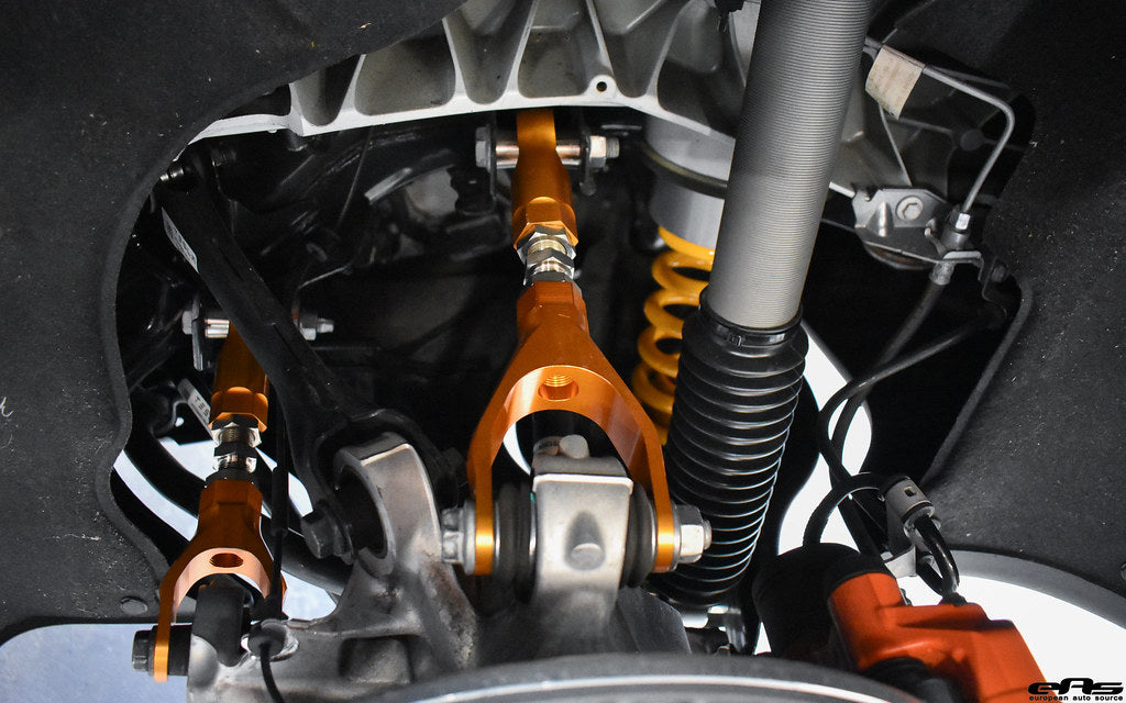 Redwood Motorsports - Spherical Bearing Adjustable Rear Camber & Toe Control Arms - Tesla Model 3/Model Y