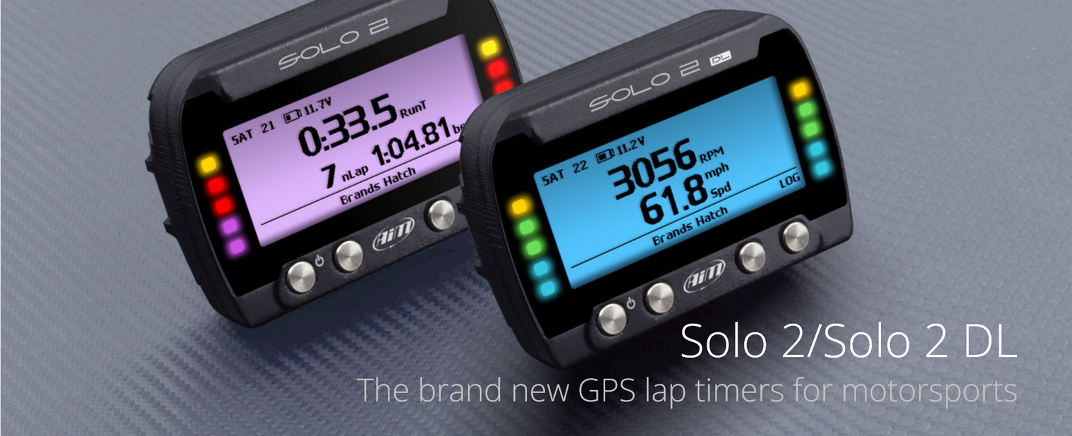 AIM - SOLO 2 DL GPS Laptimer & Datalogger
