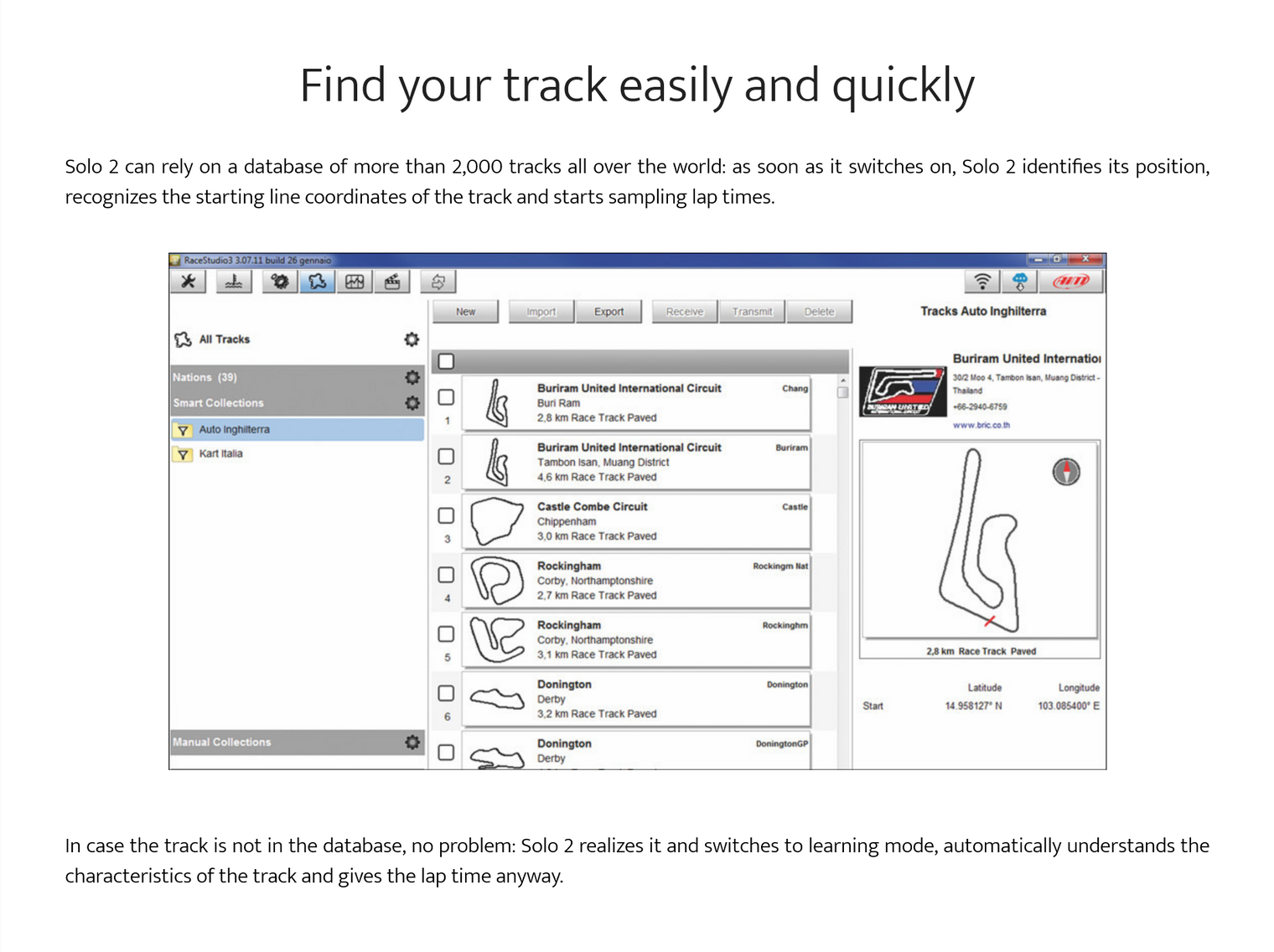 AIM - SOLO 2 DL GPS Laptimer & Datalogger