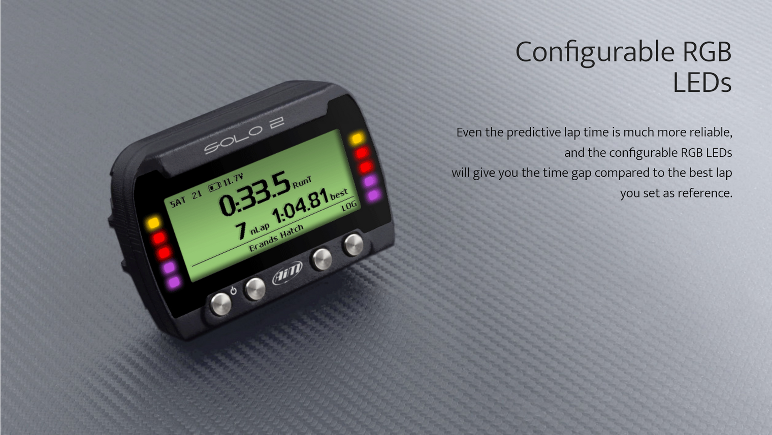 AIM - SOLO 2 DL GPS Laptimer & Datalogger
