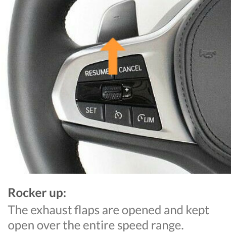 Bmw exhaust store valve control