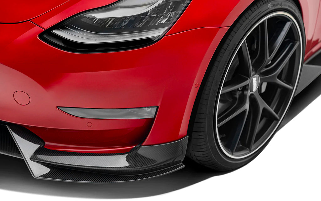 ADRO - Premium Prepreg Carbon Fiber Front Lip - Tesla Model 3