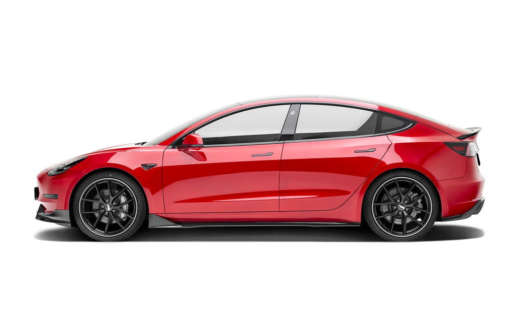 ADRO - Premium Prepreg Carbon Fiber Front Lip - Tesla Model 3