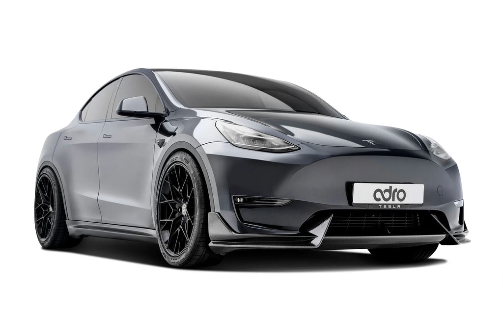ADRO - Premium Prepreg Carbon Fiber Front Lip - Tesla Model Y