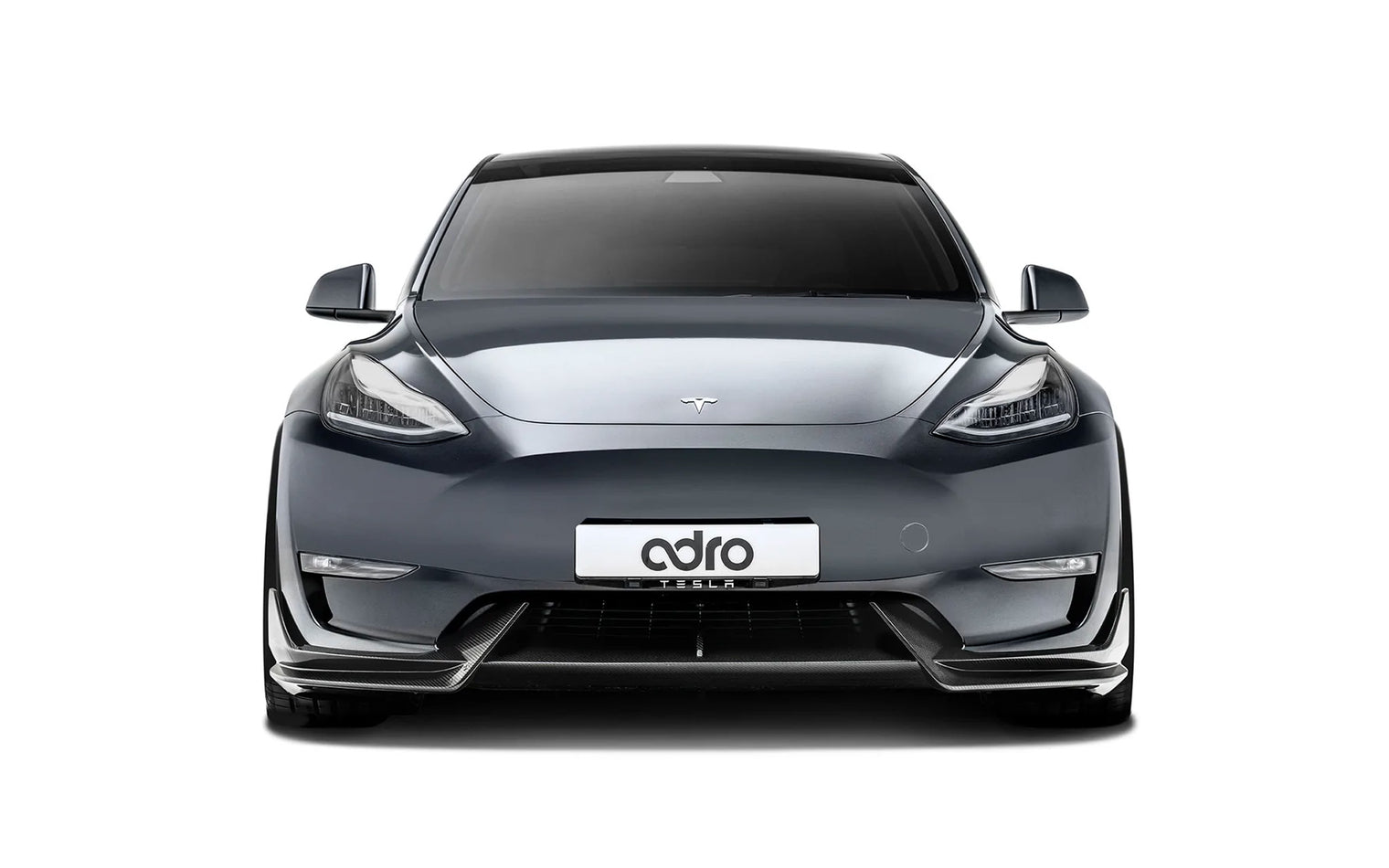 ADRO - Premium Prepreg Carbon Fiber Front Lip - Tesla Model Y