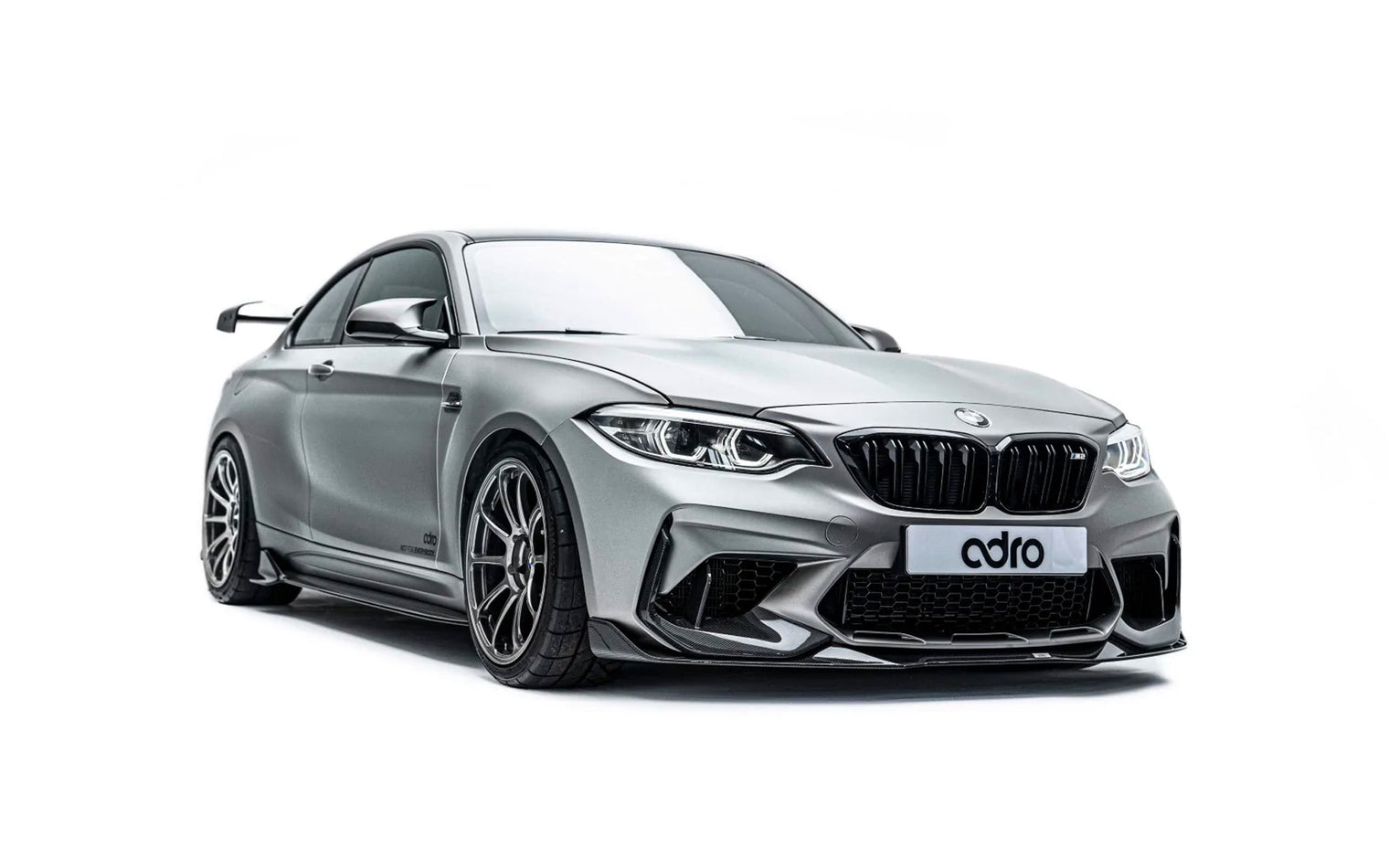 ADRO - Premium Prepreg Carbon Fiber Swan Neck Wing - BMW F87 M2 Competition
