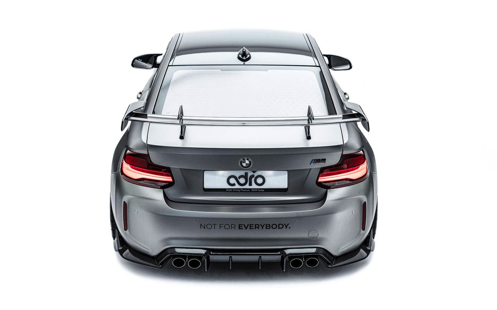 ADRO - Premium Prepreg Carbon Fiber Swan Neck Wing - BMW F87 M2 Competition