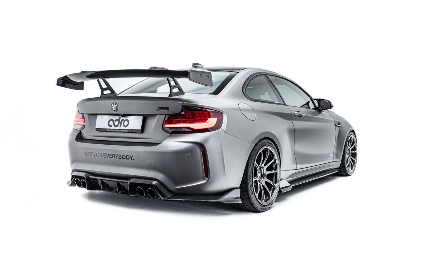 ADRO - Premium Prepreg Carbon Fiber Swan Neck Wing - BMW F87 M2 Competition