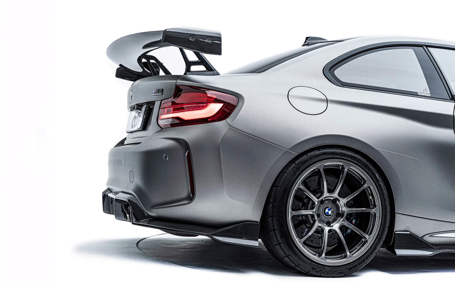 ADRO - Premium Prepreg Carbon Fiber Swan Neck Wing - BMW F87 M2 Competition
