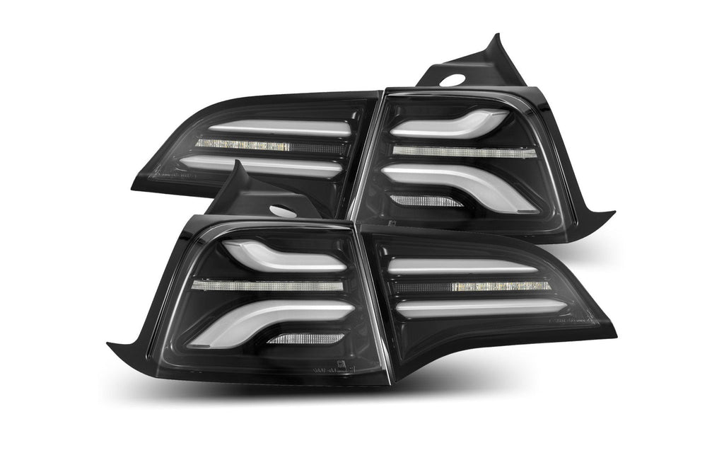 Alpharex - PRO-Series LED Tail Lights (Jet Black) - Tesla Model Y