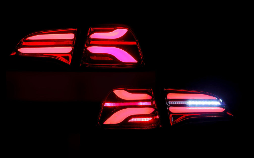 Alpharex - PRO-Series LED Tail Lights (Red Smoke) - Tesla Model 3