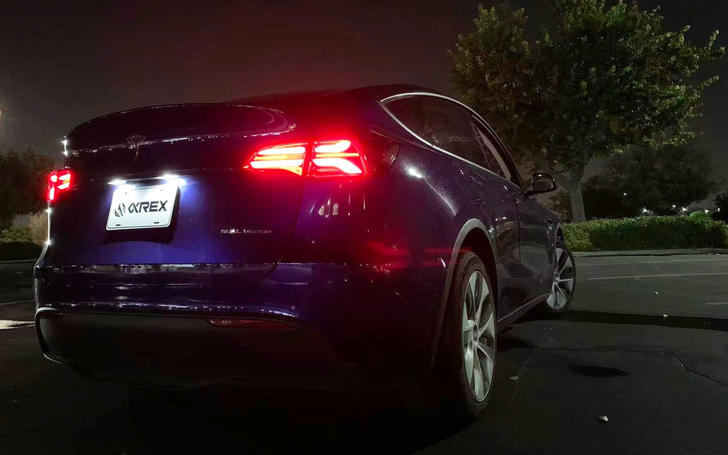 Alpharex - PRO-Series LED Tail Lights (Red Smoke) - Tesla Model 3