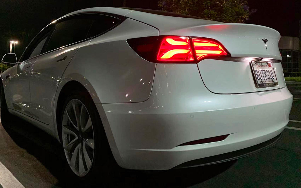 Alpharex - PRO-Series LED Tail Lights (Jet Black) - Tesla Model 3