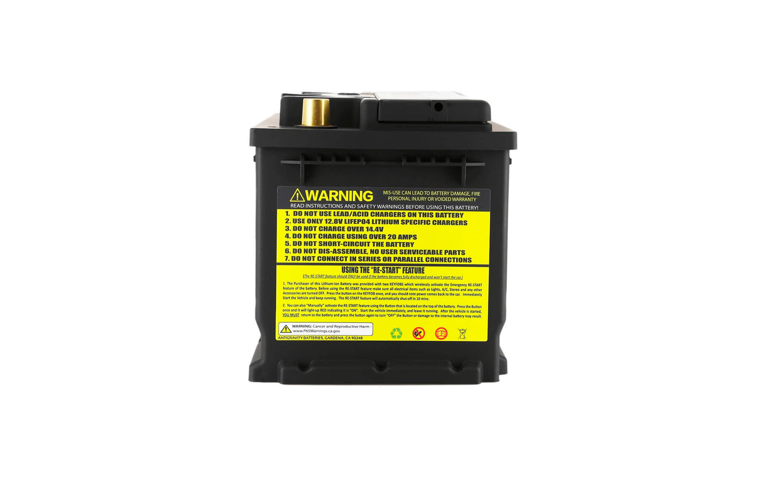 Antigravity - H8/Group-49 RE-START Lightweight Lithium Battery - BMW F/G Chassis