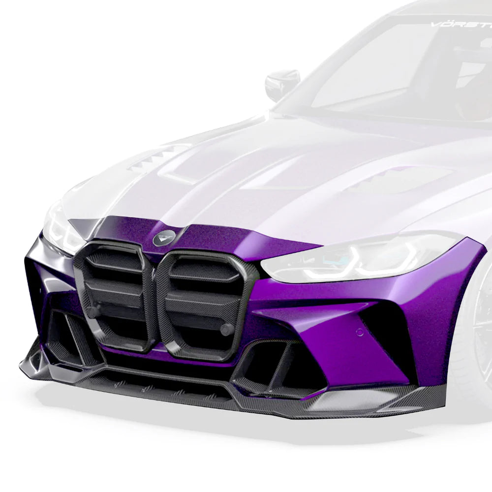 Vorsteiner - GTS-V Carbon Fiber Aero Front Bumper - BMW G8X M3/M4