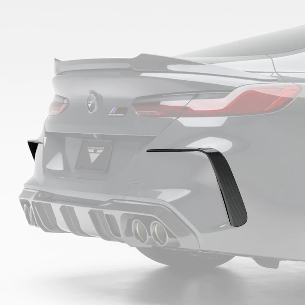 Vorsteiner - VRS Carbon Fiber Aero Rear Bumper Eyebrows - BMW F9X M8