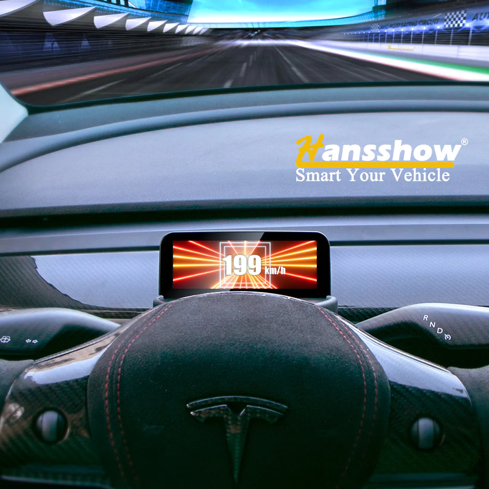 Hansshow - Ultra Mini Screen Display - Tesla Model 3/Model Y – european  auto source