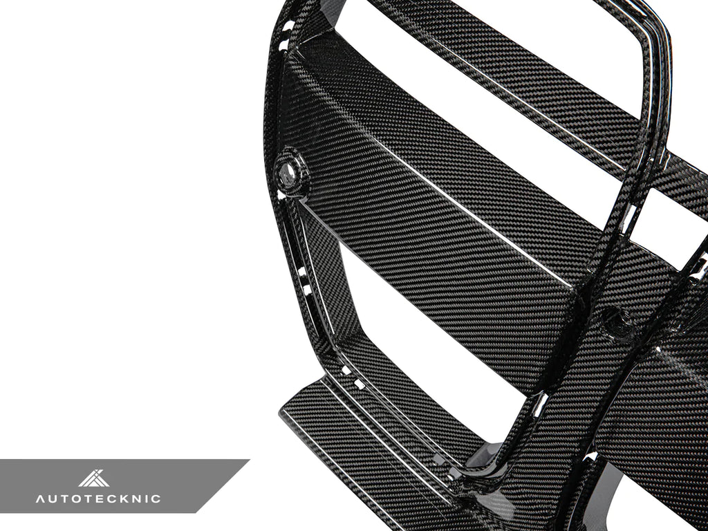 Autotecknic - Dry Carbon Motorsport V2 Front Grille - BMW G8X M3/M4