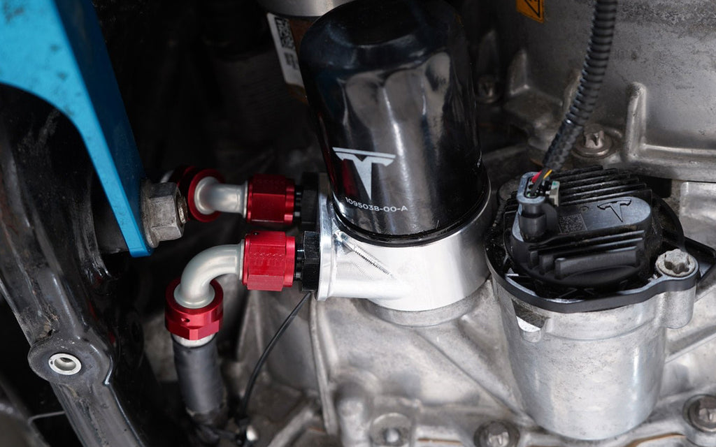 Mountain Pass Performance - MPP.R Nür Rear Drive Unit Oil Cooler- Tesla Model 3