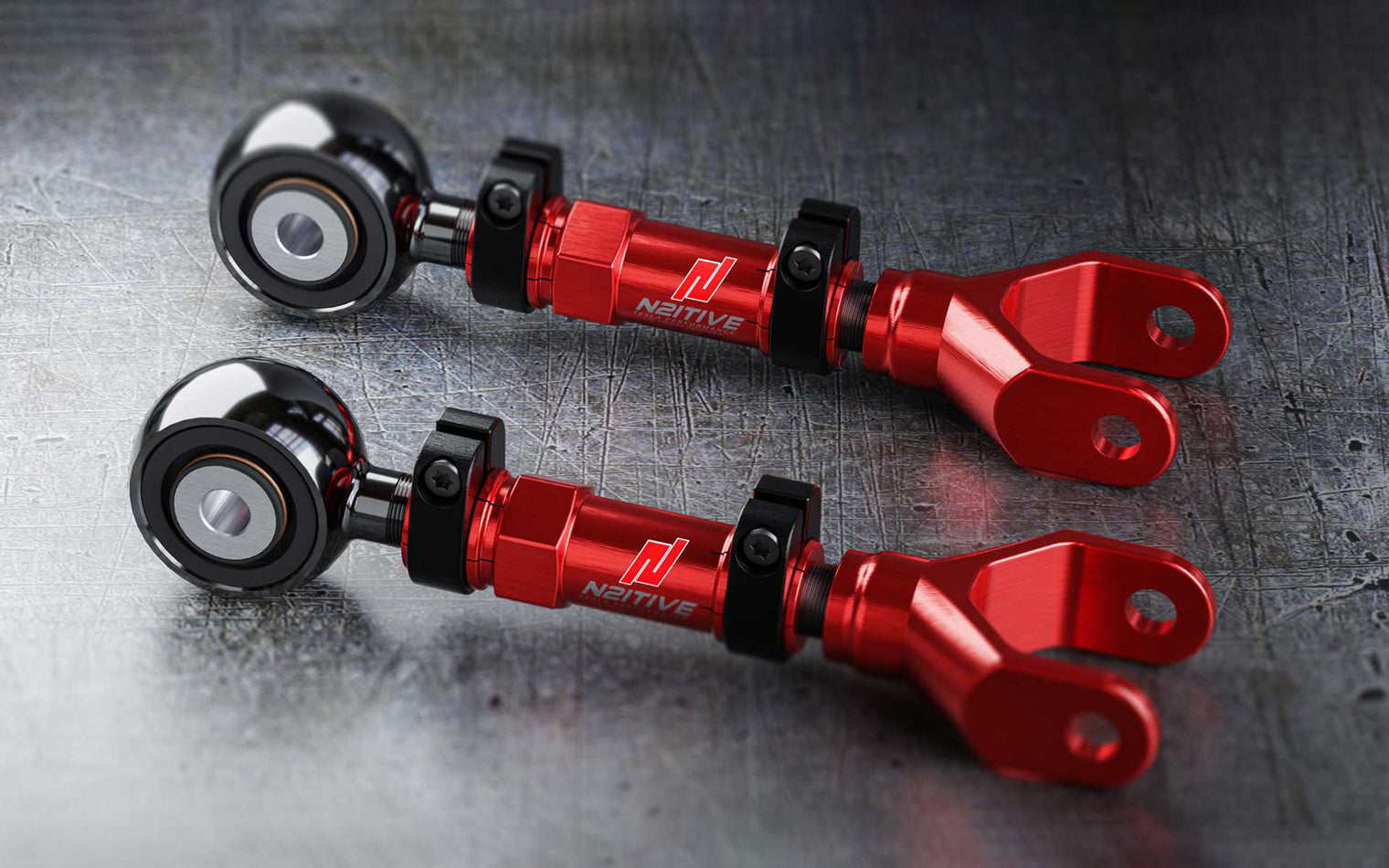N2itive - Rear Adjustable Toe Arm Set - Tesla Model 3/Model Y