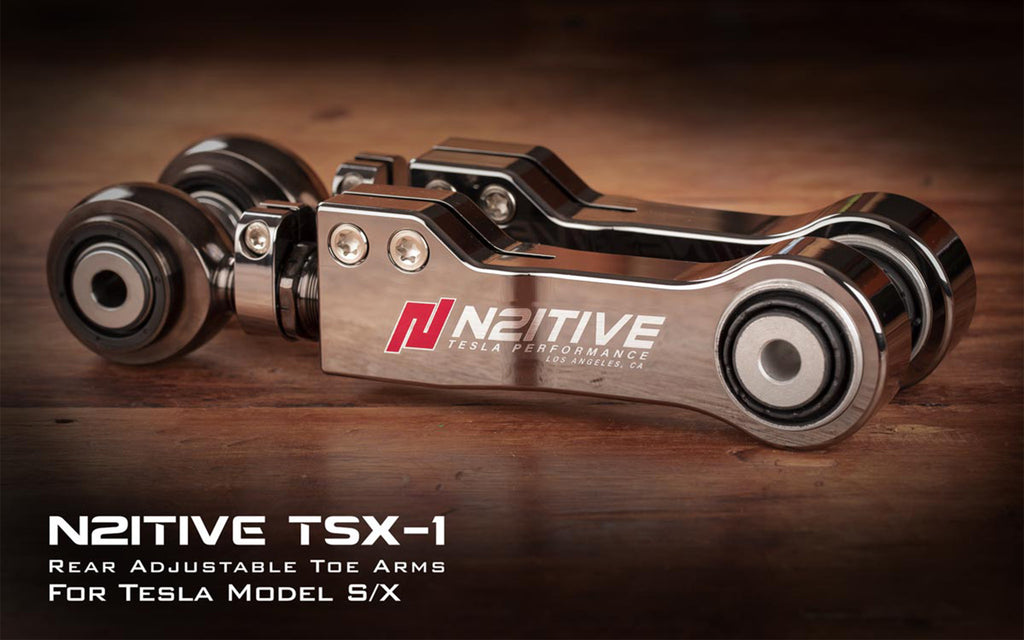 N2itive - TSX-1 Rear Adjustable Toe Arms - Tesla Model S/Model X