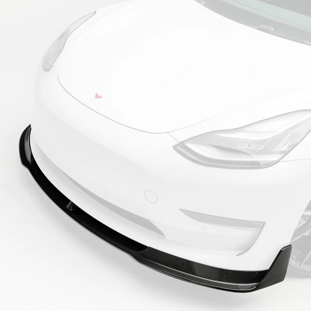 Vorsteiner - Volta Carbon Fiber Aero Front Spoiler - Tesla Model 3