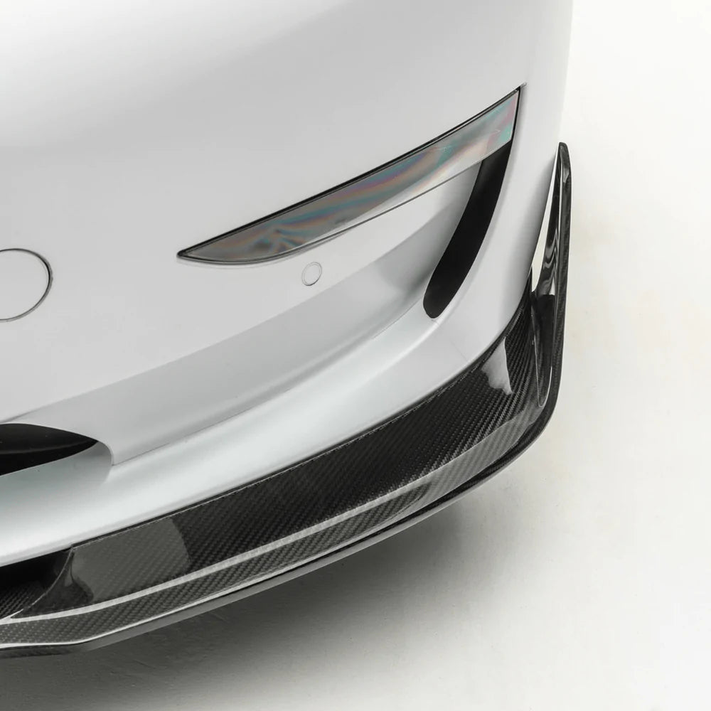Vorsteiner - Volta Carbon Fiber Aero Front Spoiler - Tesla Model 3