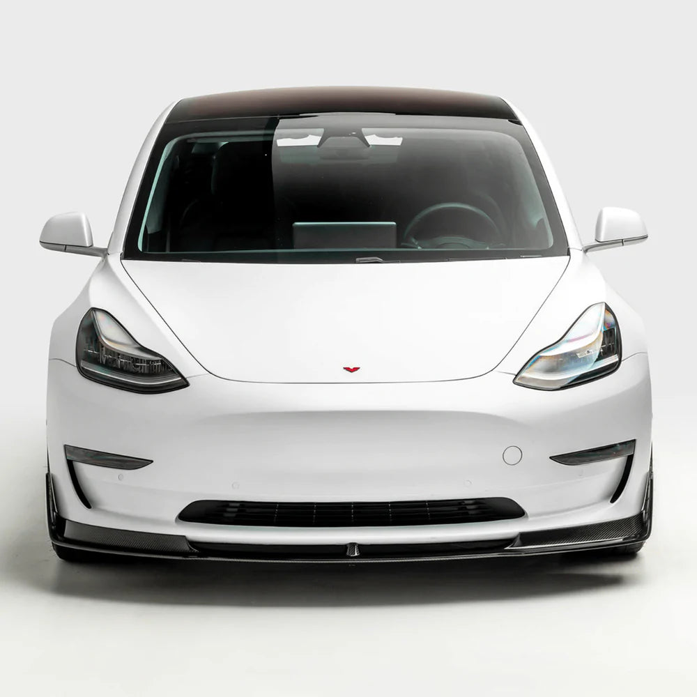 Vorsteiner - Volta Carbon Fiber Aero Front Spoiler - Tesla Model 3