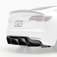Vorsteiner - Volta Carbon Fiber Aero Rear Diffuser [Track Edition] - Tesla Model 3